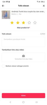 Product Review of Andinda Tunik bisa couple ibu dan anak full size baju kekinian terbaru( harga terpisah) from s**e 0