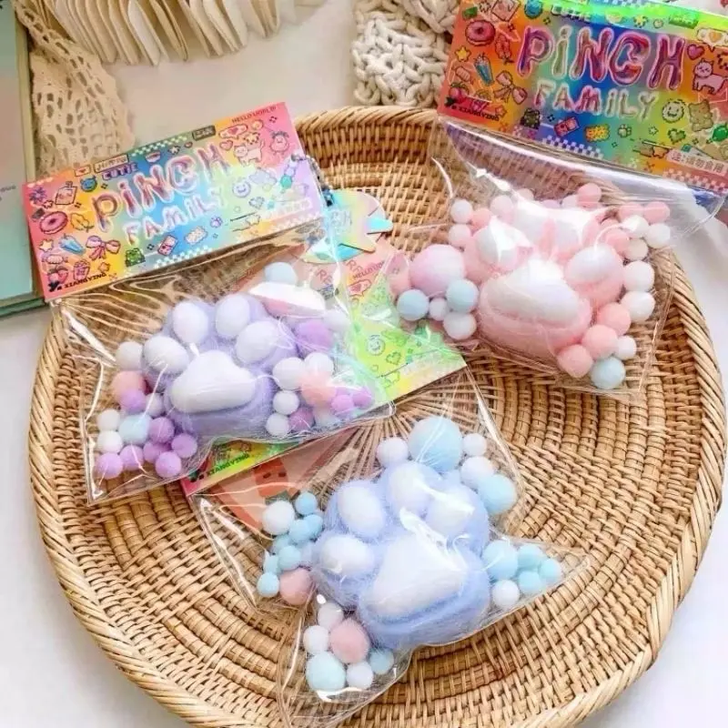 Taba Squishy Super squeezy Cat Paw / Makanan /Mainan Squishy Pencetan Lucu Anti Stress Lembut Wangi Halus