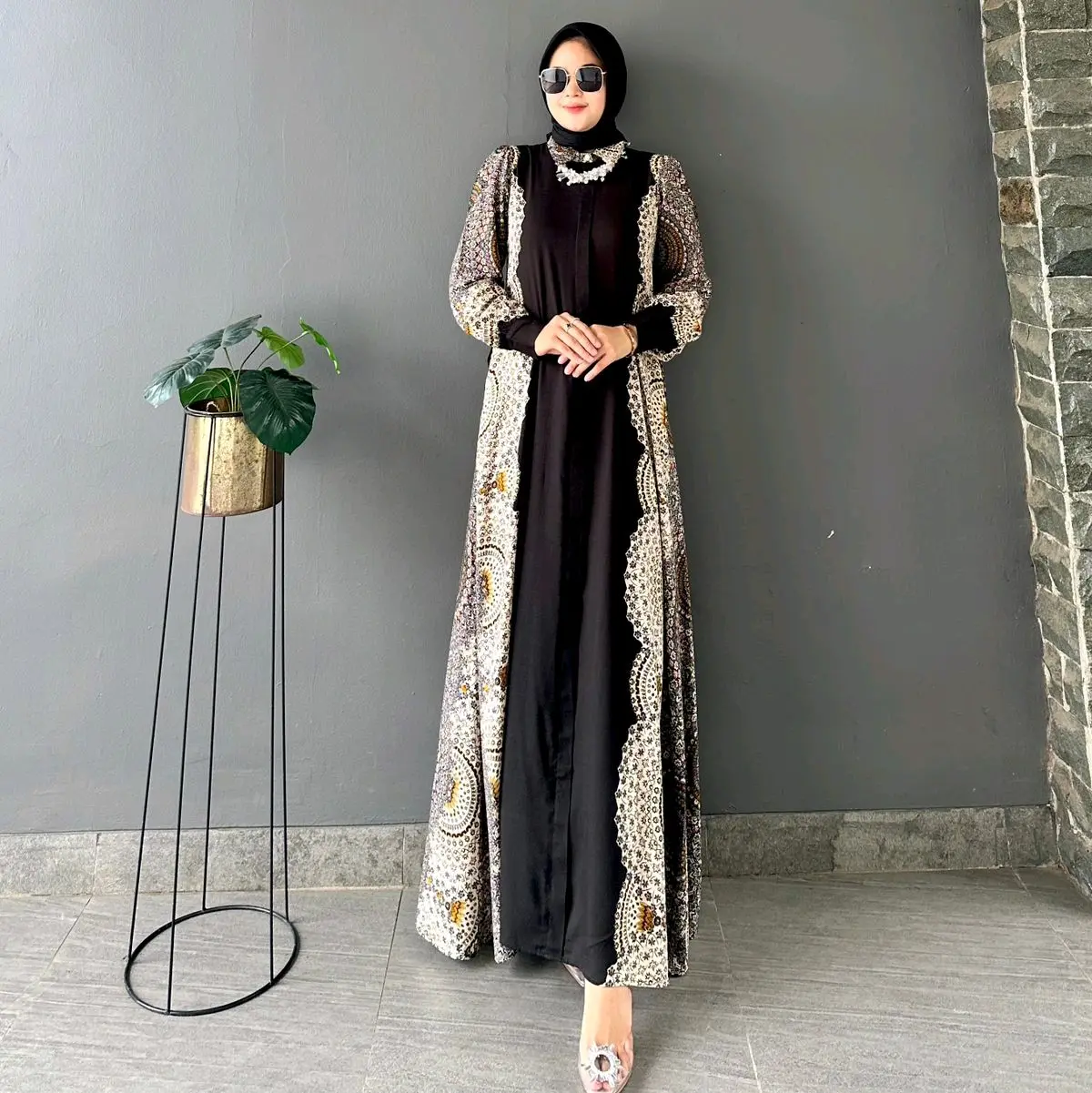 Azzeera Dress By Jelita Cantik Elegant Manis Rayon