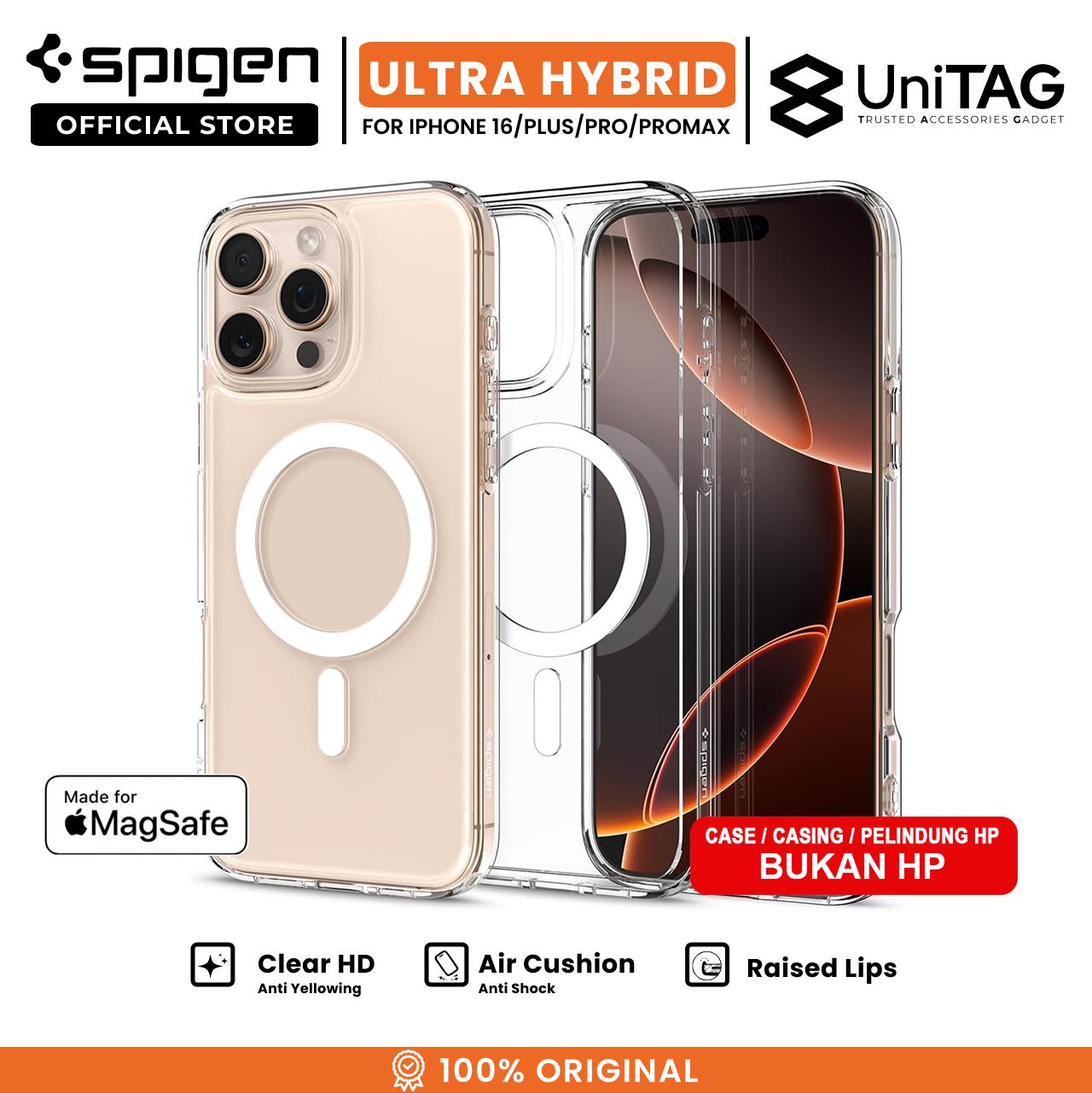 SPIGEN Case For iPhone 16 Pro Max Plus Ultra Hybrid T MagFit MagSafe Anti Crack Camera Control Casing