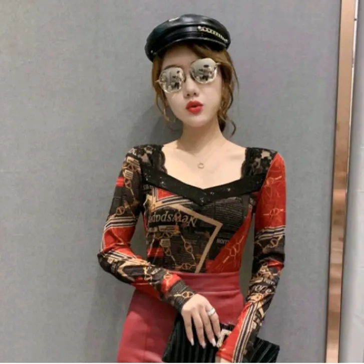 BA 05 Atasan Wanita Lengan Panjang Model - Hitam