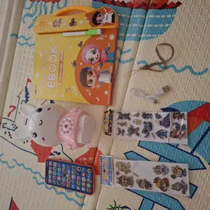 HP Edukasi - My Phone 45 Tombol Layar Sentuh Bisa Cas Mainan Persiapan Sekolah Anak Usia 3-5 Tahun Anti Jatuh