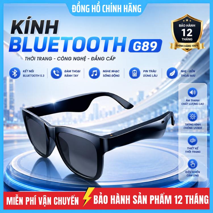 Kính mát thông minh G89 Bluetooth V5.3 Tai nghe thể thao ngoài trời HIFI Công…
