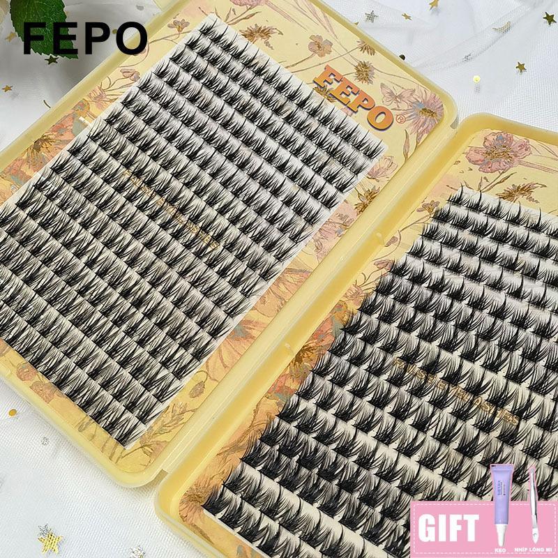 Hộp Lông Mi Giả 448 Độ Tự Nhiên 10-13mm Có Thể Tái Sử Dụng Món quà miễn phí Món quà miễn phí Keo dán lông mi + nhíp