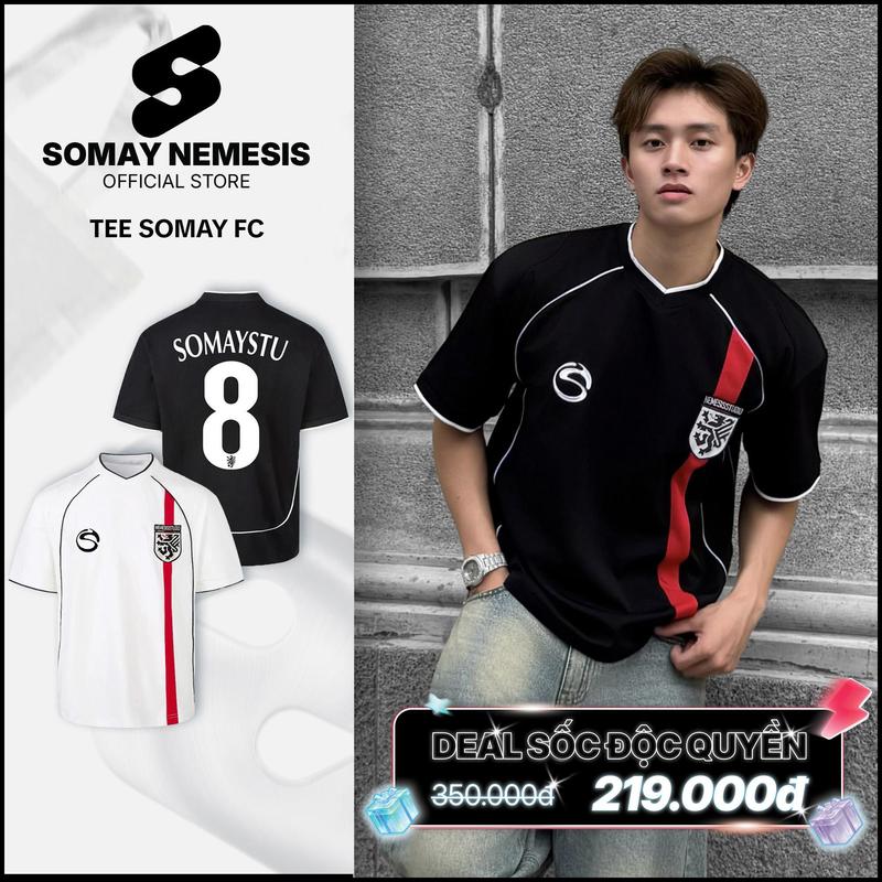 Somay Nemesis | Áo thun local brand BLOCKCORE thêu bigsize nam nữ form rộng phông unisex chất poly mát mẻ
