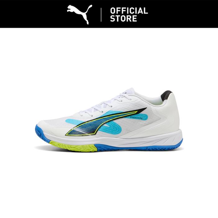 Gambar PUMA Accelerate Turbo 4 Game On Handball Shoes Unisex White-Red-Blue - 45 dari PUMA Indonesia Kota Bekasi Tokopedia