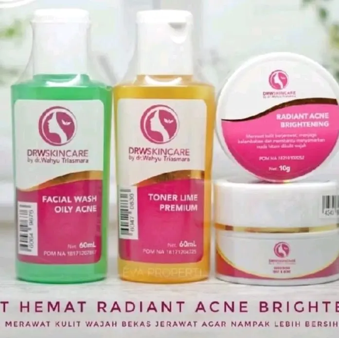 PAKET HEMAT RADIANT ACNE BRIGHTENING BY DRW SKINCARE