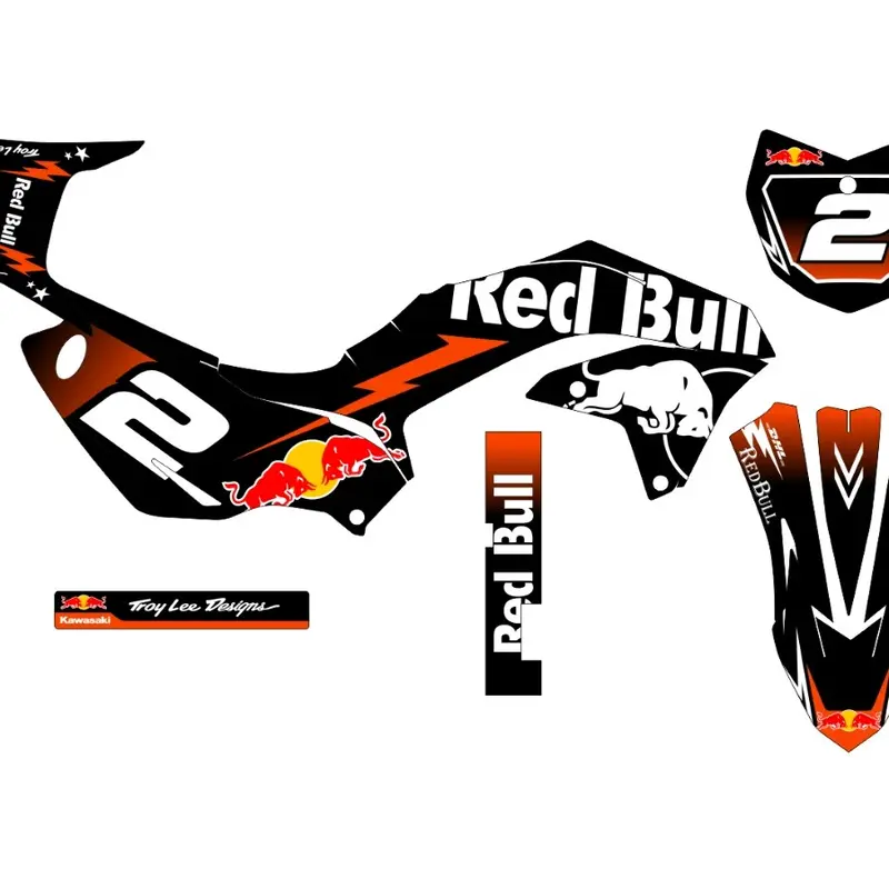 Decal Custome Crf 150l Red bull klx dtx bf klx 230 gordon dll 8