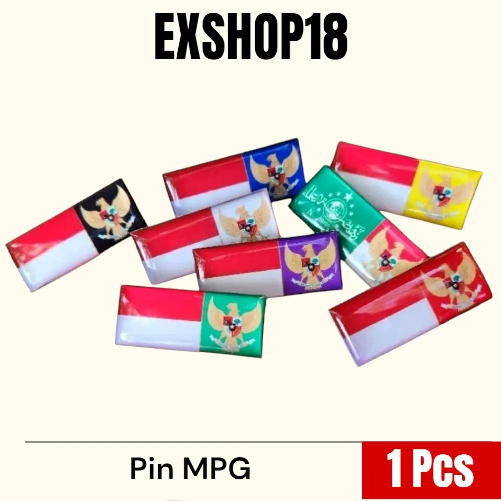 Pin Merah Putih Garuda / Pin LK Paskibra / Pin Garuda Merah Putih / Pin Bros Mpg Paskibra
