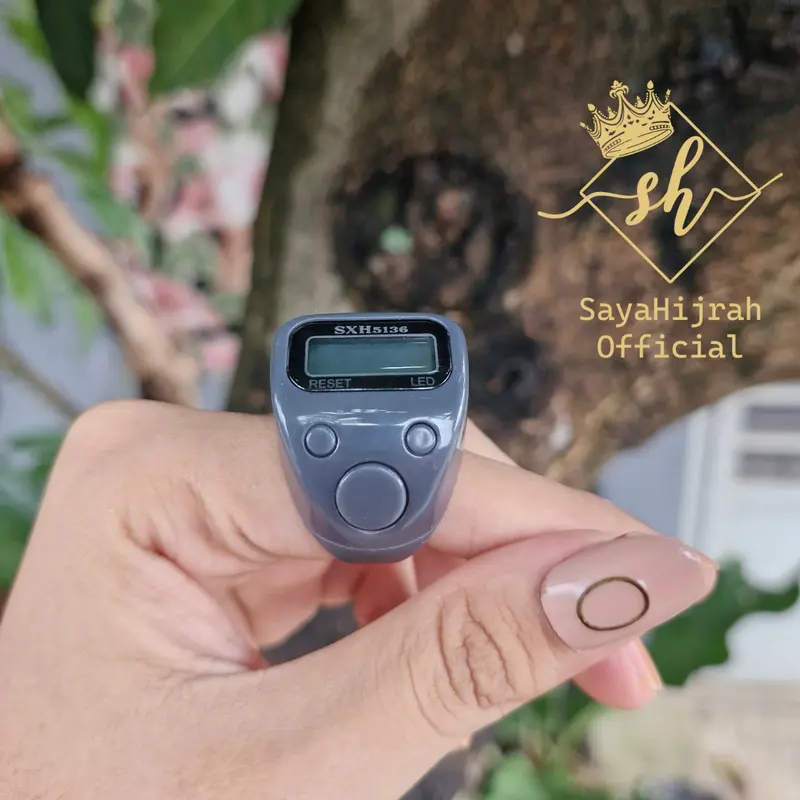Cincin Tasbih Zikir LED Mini Adjustable Ring Muslim 3