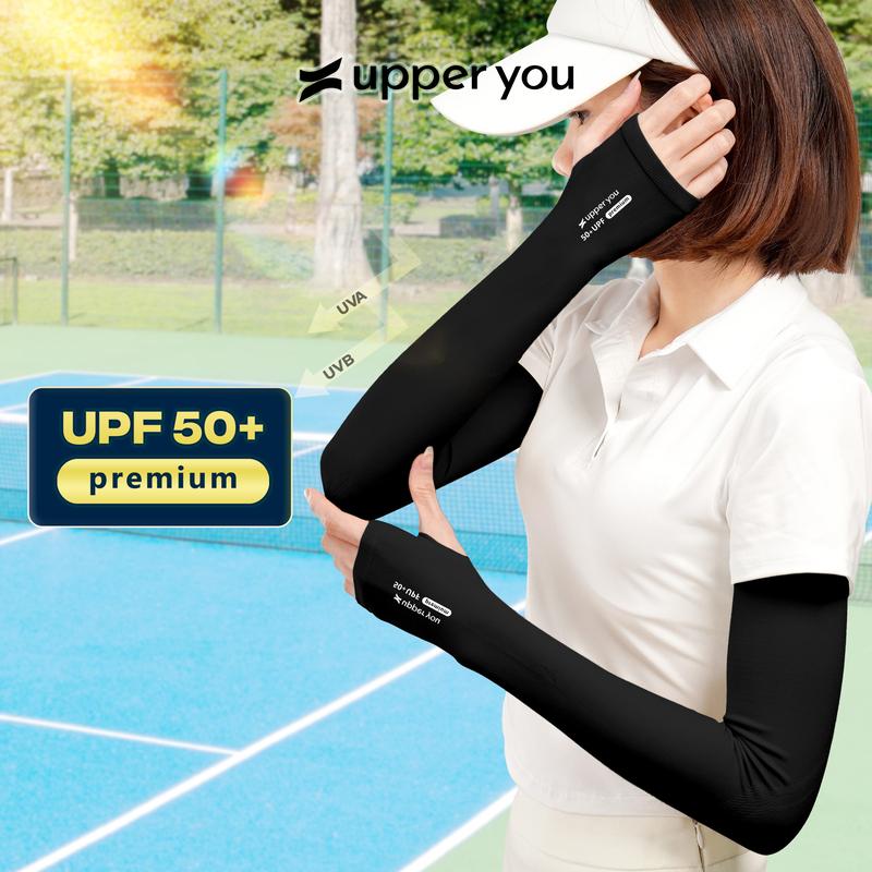 Ống Tay Chống Nắng UV UPF50+ Premium UPPER YOU Chuyên Thể Thao Nam Nữ Pickleball Chất Thun Lạnh Mịn Mát Dày Dặn - OTX03 OTK05
