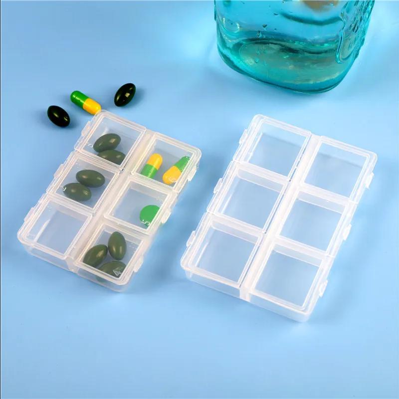 Kotak Obat Perhiasan Aksesoris Storage Jewelry Box 6 Grid 1 PCS - HK6