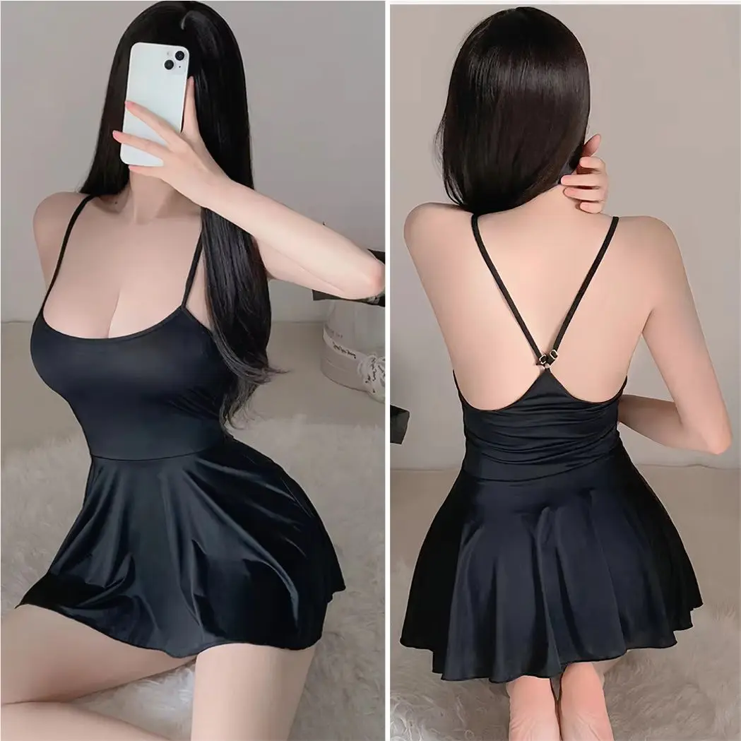 Baju Tidur Piyama Wanita Pendek Premium Pakaian Sleepwear Sexy Tanpa Lengan