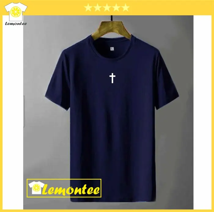 Spesial Kaos Rohani Kristen Katolik Salib 2 White Kaos Distro Pria Wanita 2