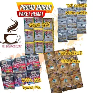 1 RENCENG TOP WHITE COFEE DAN KOPI LAINNYA