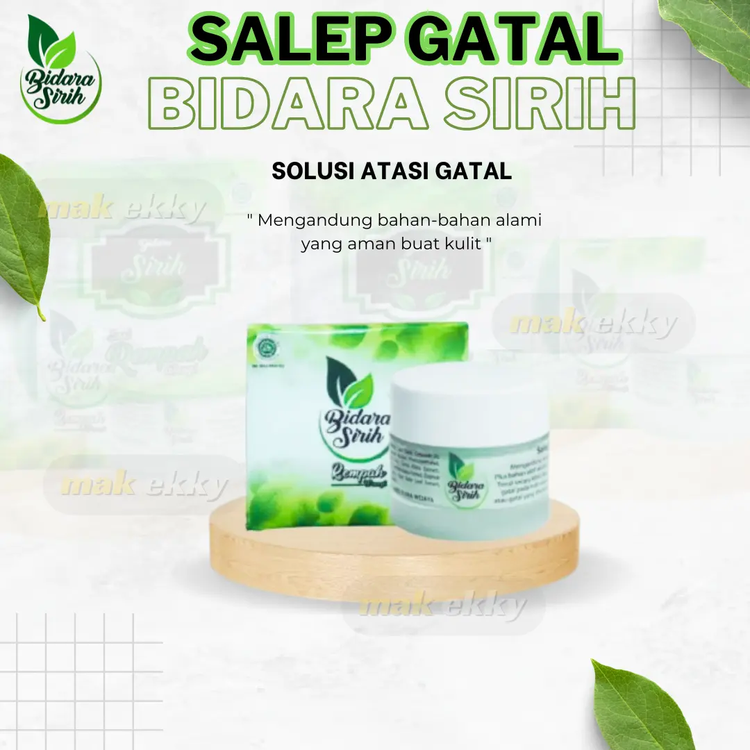 Salep Gatal Bidara Sirih untuk gatal kulit Eksim Kurap Panu Kudis Selangkang & wajah berjerawat