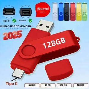 Unidad de memoria USB 128GB/64GB/32GB/512mb, de alta velocidad y diseño colorido, duradera para todas las ocasiones, ideal para almacenar y transferir datos