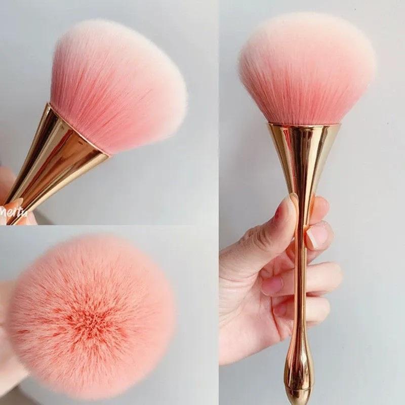 Cọ Phủ Phấn Vàng Hồng Cọ Trang Điểm Má Hồng Lông Mềm Mượt Lớp Phấn Mỏng Mịn Tạo…