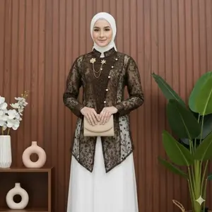 Sakura Outer Tunik Janggan | Kebaya Janggan | Atasan Wanita | Outer Lebaran | Outer Kondangan | Outer Wisuda  Mewah