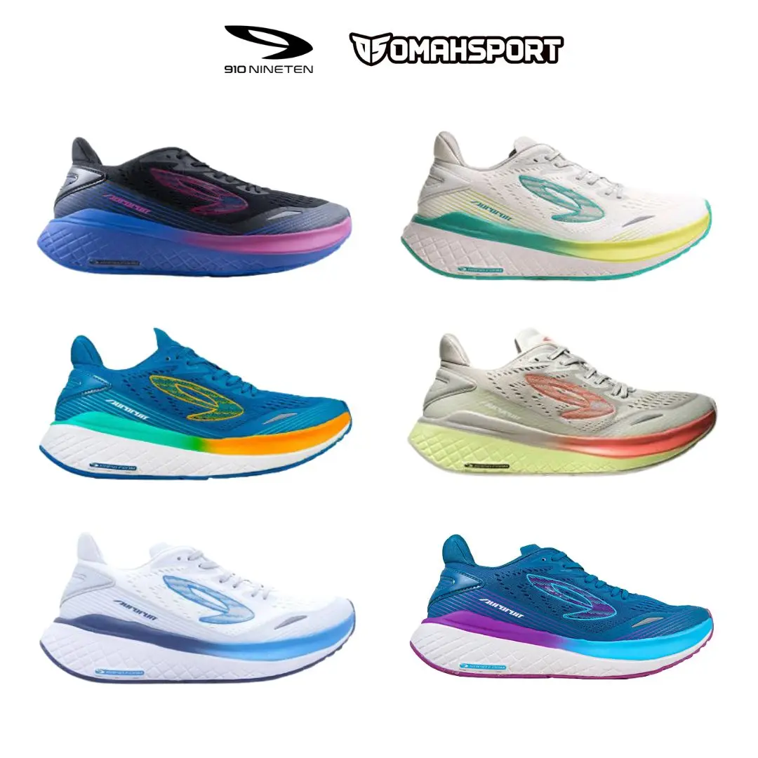 AURORUN SEPATU RUNNING 910 ORIGINAL 100%