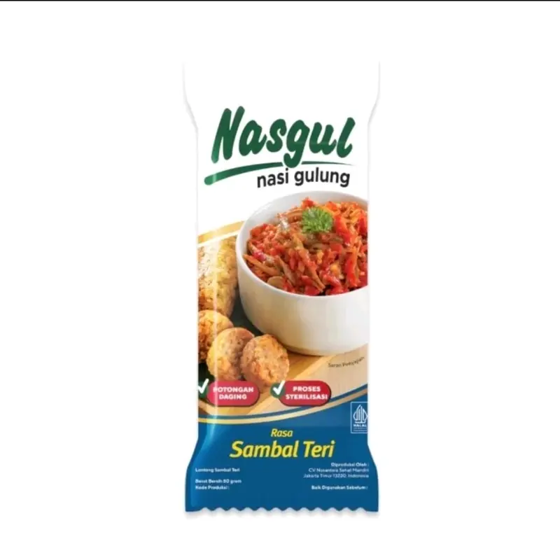 Nasgul Nasi Gulung Siap Makan 80 Gram All Variant Instan 1