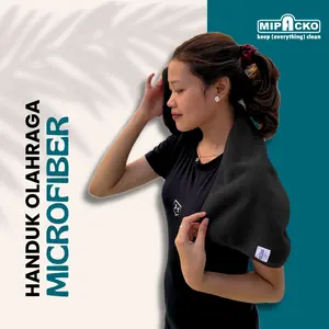 Mipacko Handuk Olahraga Microfiber Premium Serbaguna 30x70 cm