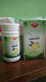Product Review of Kapsul Ekstrak Kunyit (Kunir) Putih Ath-Thoifah Original BPOM | Herbal Terapi Kanker Tumor Miom Kista Vertigo Dll from n**a 0