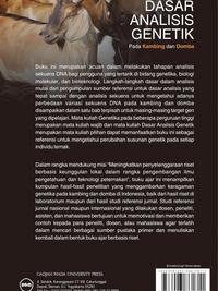 Gambar Dasar Analisis Genetik Pada Kambing Dan Domba dari UGM PRESS Kab. Sleman 2 Tokopedia