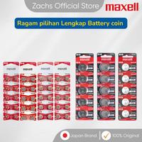 Gambar Original Battery Maxell Lithium Coin CR2032 CR2016 CR2025 Koin Baterai (PERENCENG ISI 5Pc) Battre Litium Made In Japan 5pc Resistansi Bocor Baik untuk Perangkat Elektronik Kecil - Maxell CR2032 5pc dari Zachs Indonesia Kota Administrasi Jakarta Barat 5 Tokopedia