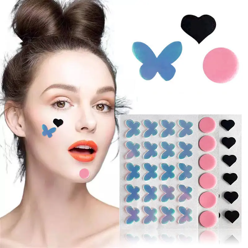 COD Acne Patch Jerawat Hologram Transparan Bening Tahan Air Sakura Butterfly Kupu Kupu Star Love 5