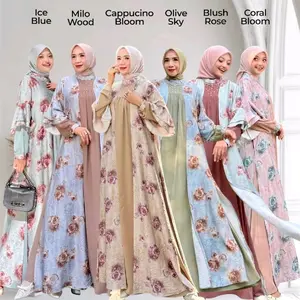 Gamis Wanita Zayana Series Bahan Crespo premium Terbaru