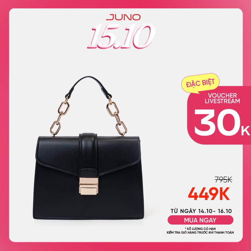 JUNO Túi Xách Trung Bukcle Khoá Trượt - TXT249