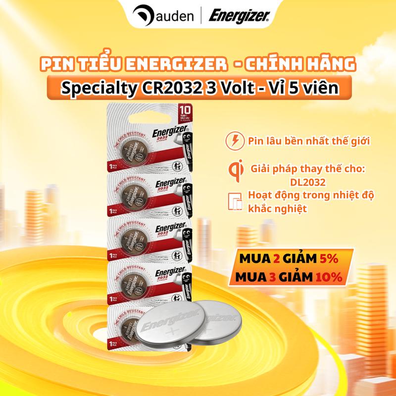 PIN ENERGIZER Lithium CR2032 TS1x5 - Vỉ 5 viên - Hàng chính hãng