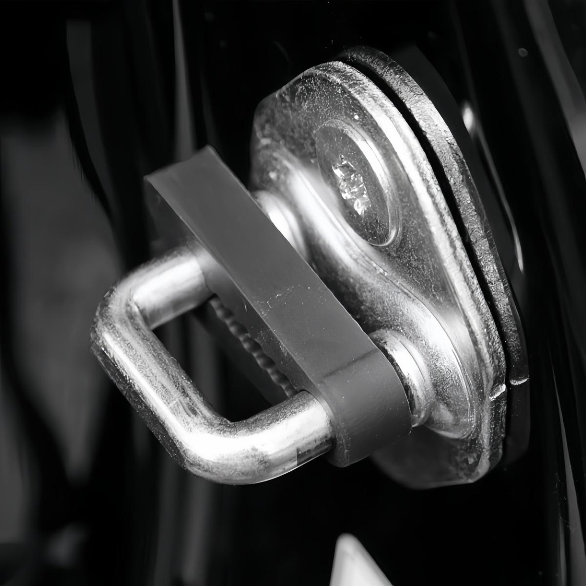 【Bosjie】4Pcs Karet peredam getar untuk pengunci pintu mobil / Bantalan pengunci pintu peredam yang tebal dan tahan air