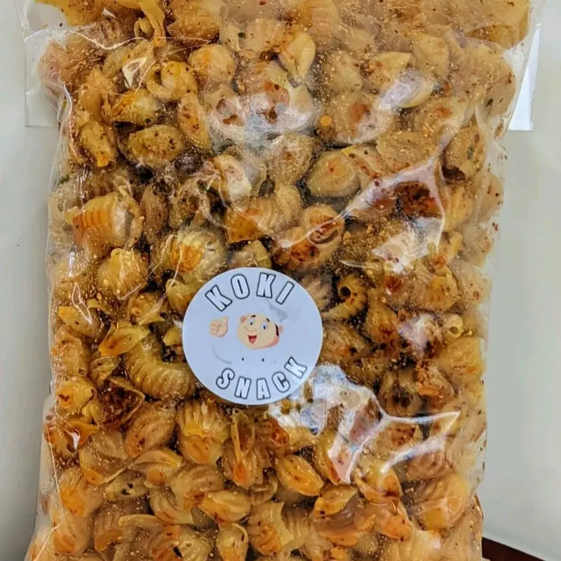 500gr Makaroni Kerang Koki Snack Tasikmalaya < Macaroni Keong Koki Snack 0
