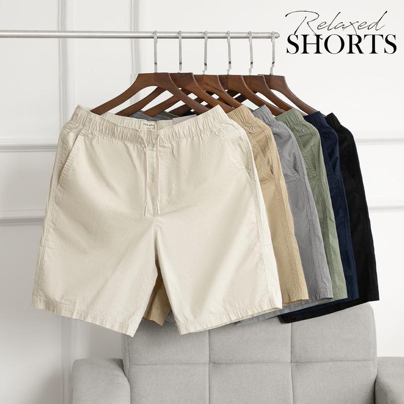 [TOP SALES]Quần Short kaki nam TORANO dáng basic, cạp chun, trẻ trung, đơn giản BK010 Menswear Có Túi Đen Tre quần  lửng