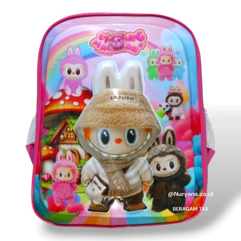 Tas Anak SD TK dan PAUD Unicorn Ber LED 3D Dolby Loncenukuran - Murah - Fashion 3