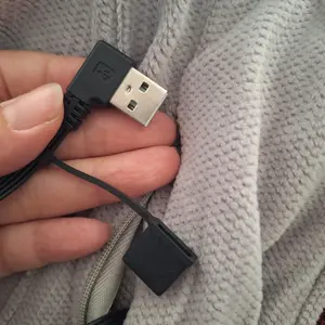 Luxhm Selimut Elektrik Penghangat USB 140 x 80 cm | Selimut Penghangat Elektrik 3 Level Suhu 8 Titik Suhu Panas | Selendang Penghangat Elektrik | Blanket Travel Thermal