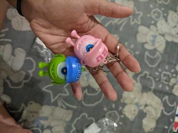 Product Review of [Versi audio]LED I love you Mike Gantungan Kunci Key Chain Lucu glitter kunci mobil   ​​​​Mainan Disney Monster Inc Lampu Led Bersuara Berbunyi  / Monster Inc Mike James/MichaelWazowski from s**a 2
