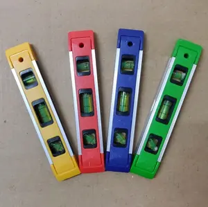 Waterpass Mini Magnet 2006/2009-A Alat Ukur Tingkat Multicolor untuk Proyek Rumah dan Konstruksi