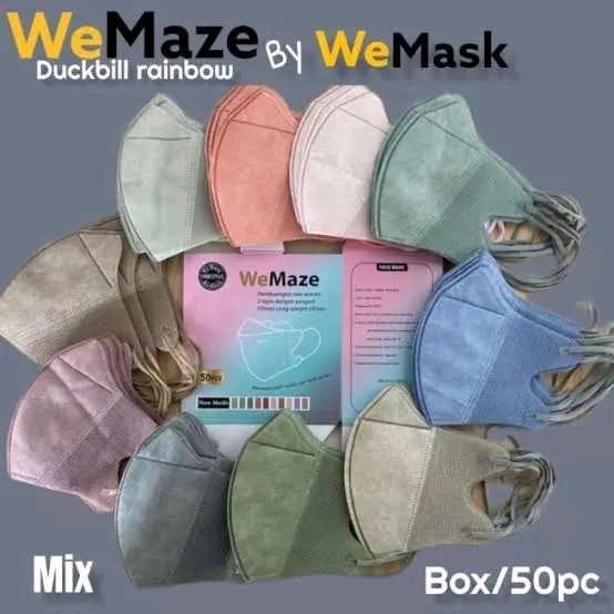 masker duckbill mix isi 50 non box Duckbil 6