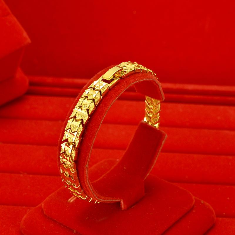 Product Introduction of Copper gold-plated watch chain, Geely bracelet, gold-plated accessories, non fading, non peeling alarm jewelry -24H shipping, free gift jewelry box 23