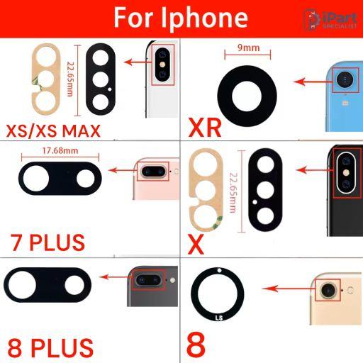 Kaca Kamera Lensa Kamera Belakang Untuk iPhone 8 8 Plus X XR XS XS MAX