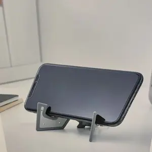 Tempat ponsel portabel untuk bepergian, dudukan tablet desktop multifungsi yang dapat dilipat untuk pelancong yang malas.