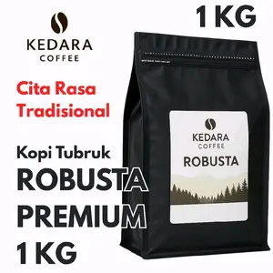 Kopi Robusta Bubuk Premium – Kedara Coffee | Harga Terjangkau Kualitas Terjaga | 1KG | 100% ORIGINAL