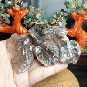 Batu Natural Smoky / Smokey Quartz Rough (9)