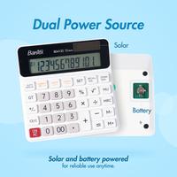 Gambar Bantex Kalkulator Kantor 12 Digit Dual Power Tampilan Besar Garansi Resmi 3 Tahun BD4XXX - Tipe 1, White dari Bantex Indonesia Kab. Bogor 5 Tokopedia