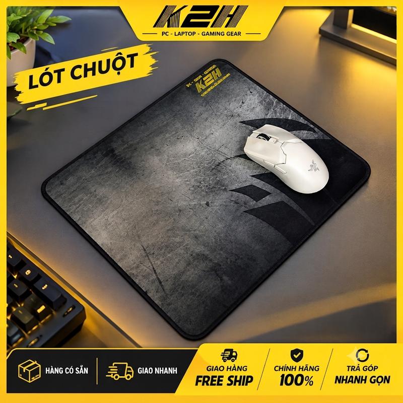 Pad Chuột K2H – Pad chuột máy tính/gaming K2H, phù hợp PC gaming, học tập và làm việc.