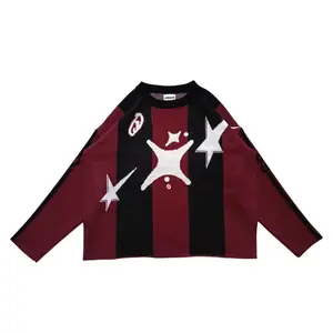 JANGO Knit Sweater Boxy Maroon | Knit Jersey | Sweater Rajut Unisex Premium Knitwear