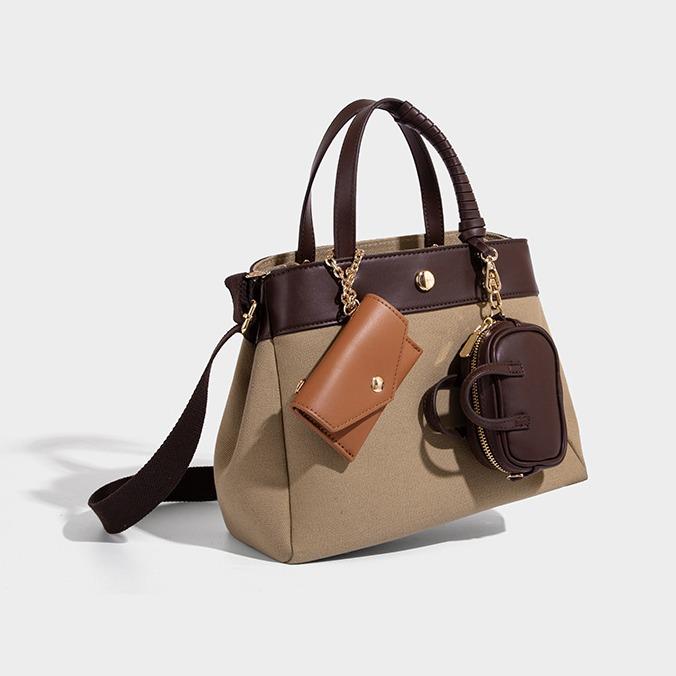 Envoy canvas satchel Tas Wanita Top Handle Tas cantik Tas Selempang